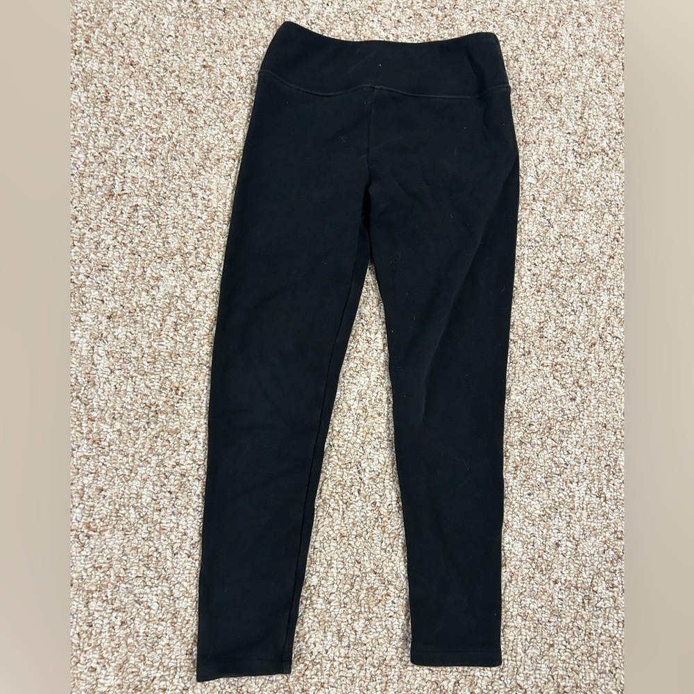 SO girls fleece lined leggings L (10/12)